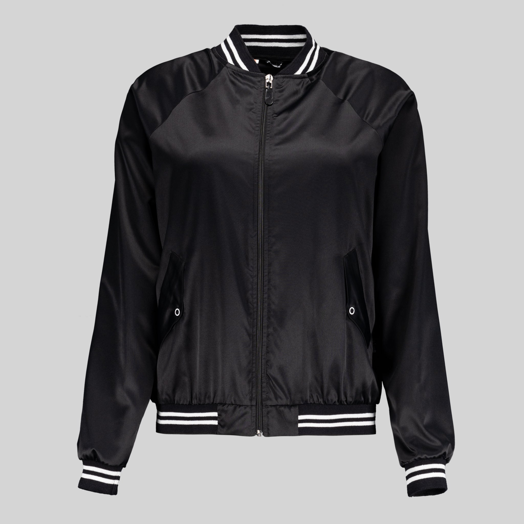 Gary's Girasol bomber femme noir zip central polyester