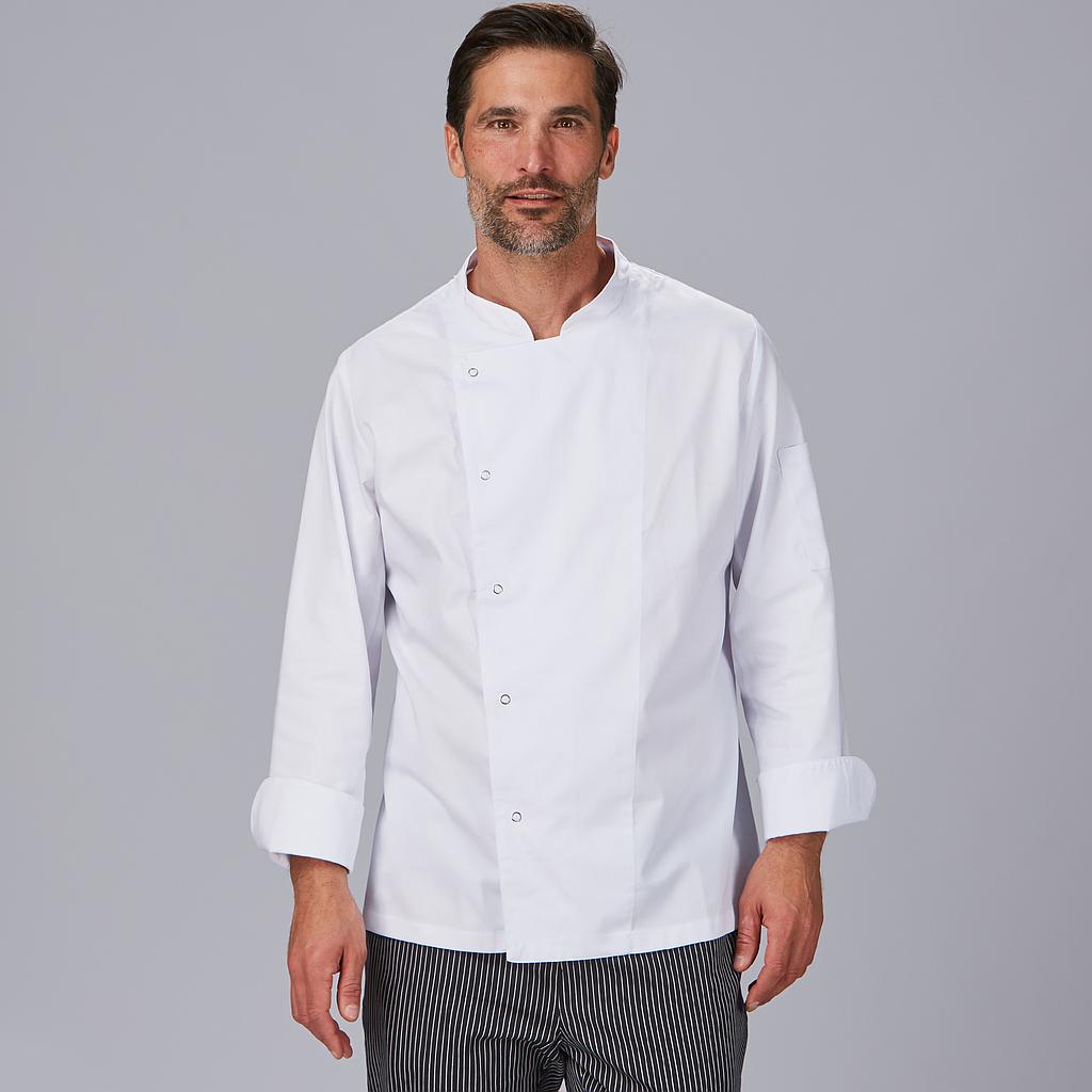 GARY'S Ortiz veste cuisine unisexe noire manches longues