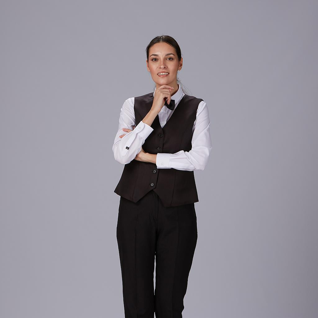 GARY'S Tank Top gilet serveuse noir polyester femme