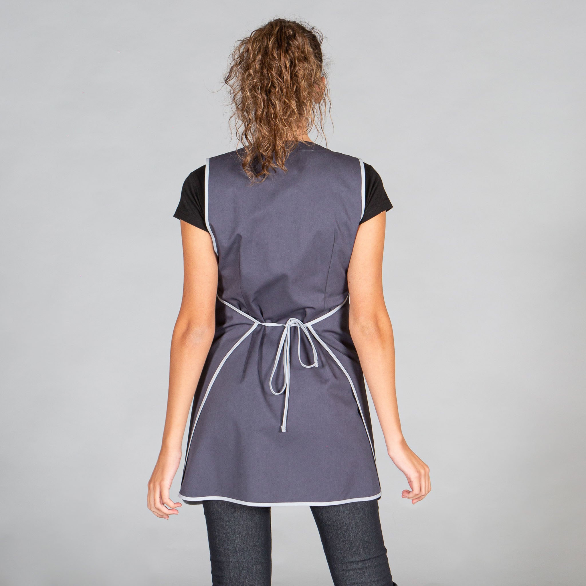 Gary's Chasubles Tabard Mix tablier gris marengo taille unique