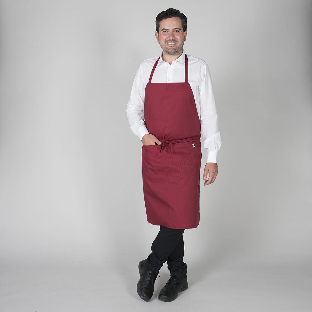 GARY'S Aprons tablier bavette noir 90x75 cm poche