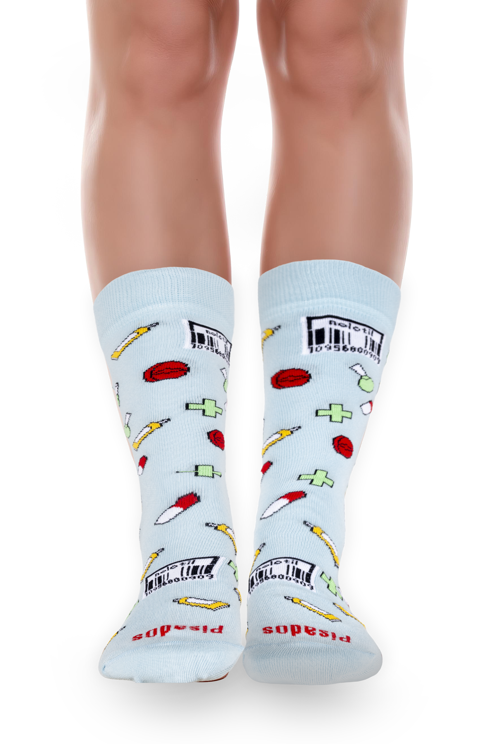 Enfermania Ropa chaussettes pharmacie imprimées 36-40