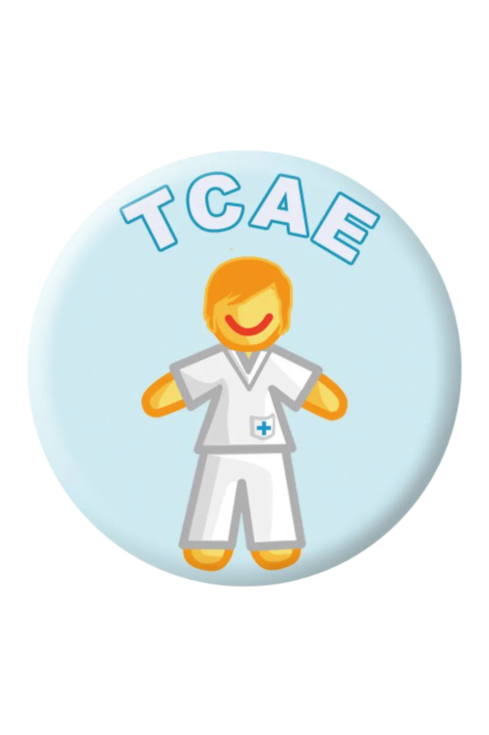 Enfermania Regalos Badge TCAE 38 mm Pin's Blouse