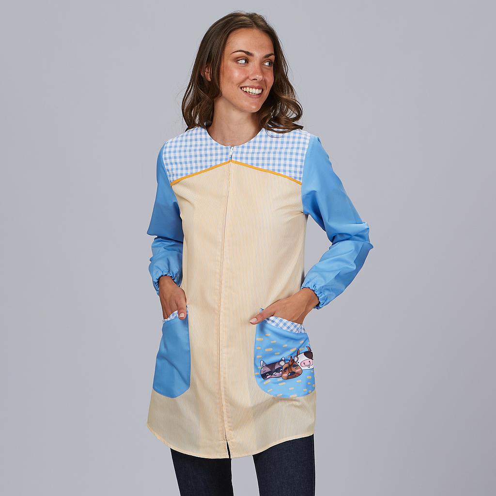 Gary's Robes blouse femme Fauna vichy jaune