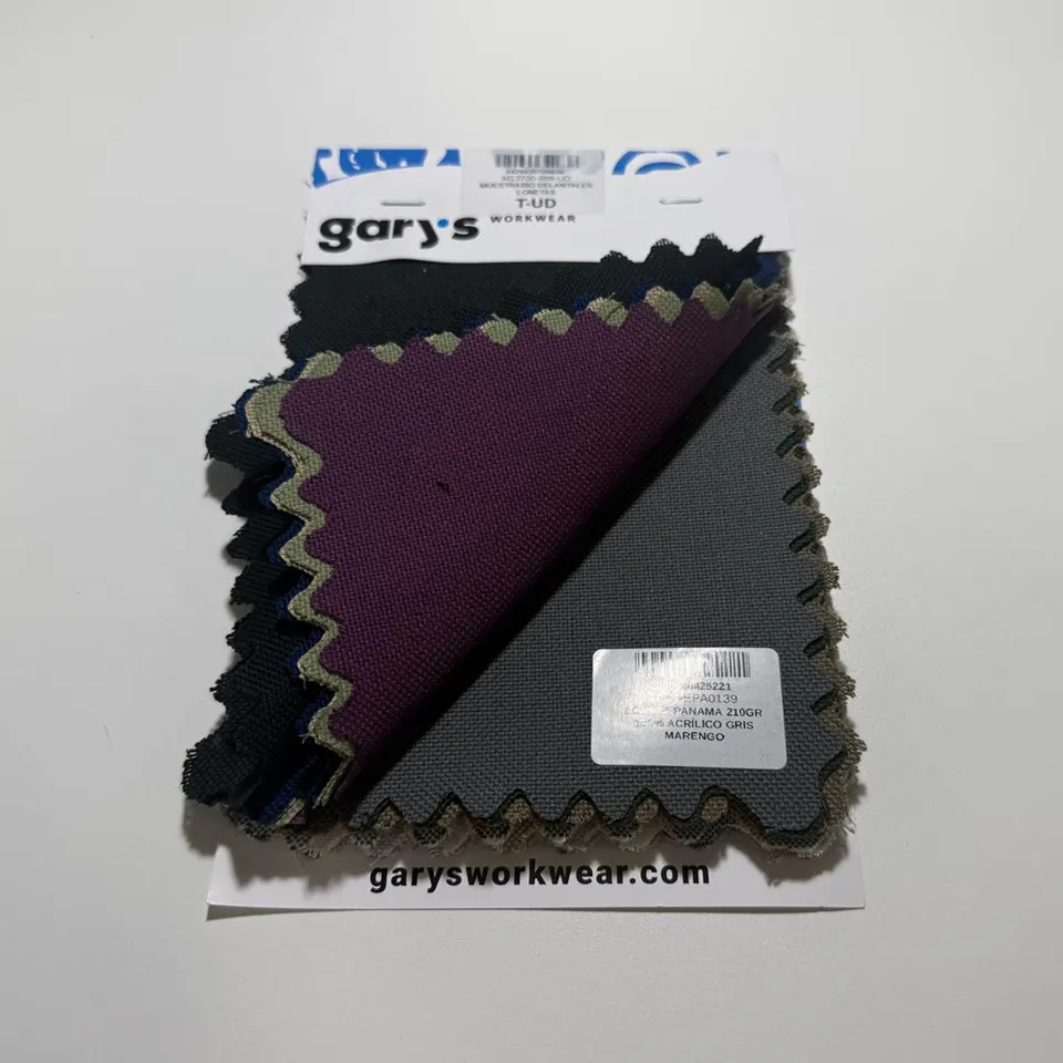 Gary's Advertising Material Muestrario tablier lonetas