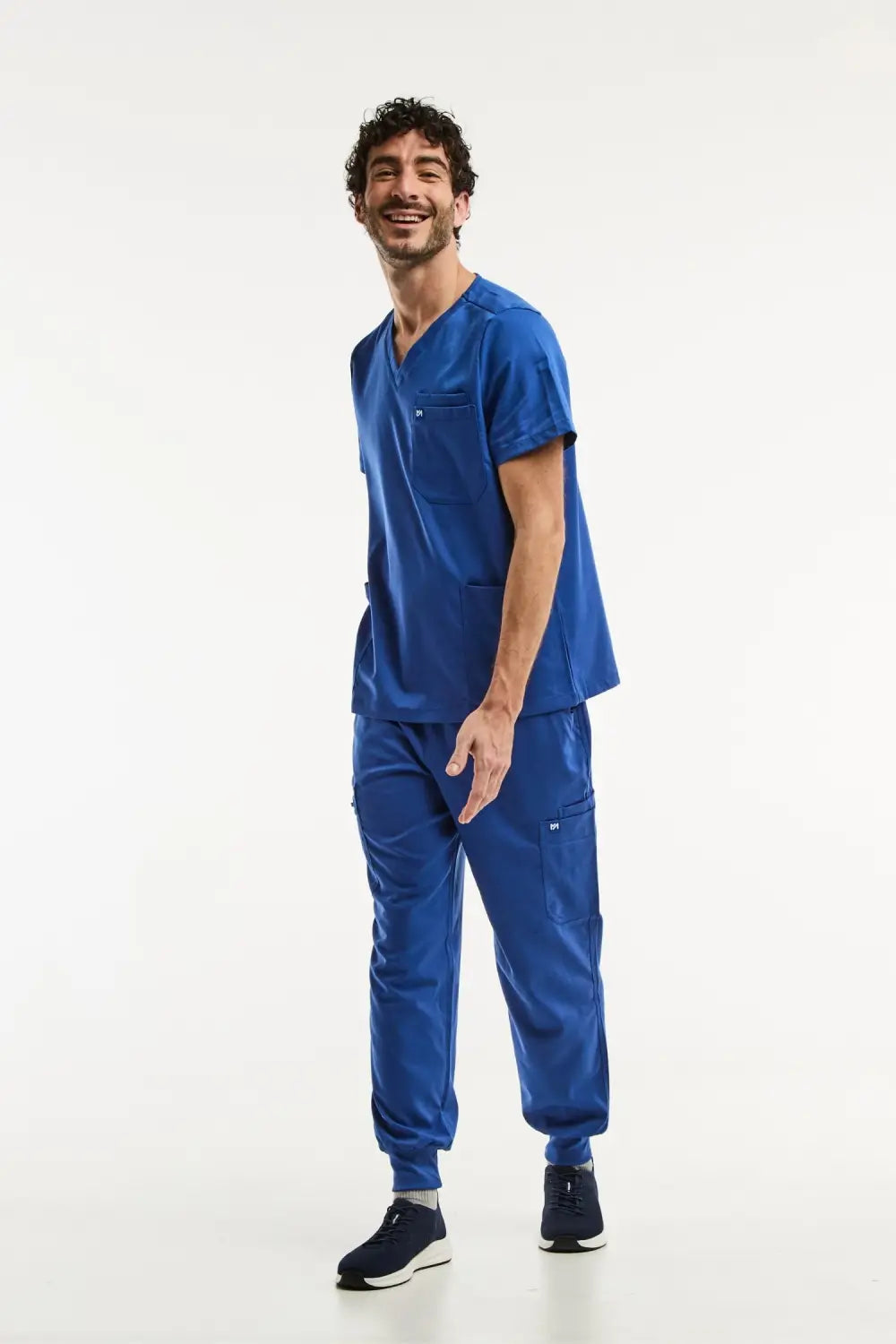 Aelin LUCA Jogger tenue médicale homme bleu roi