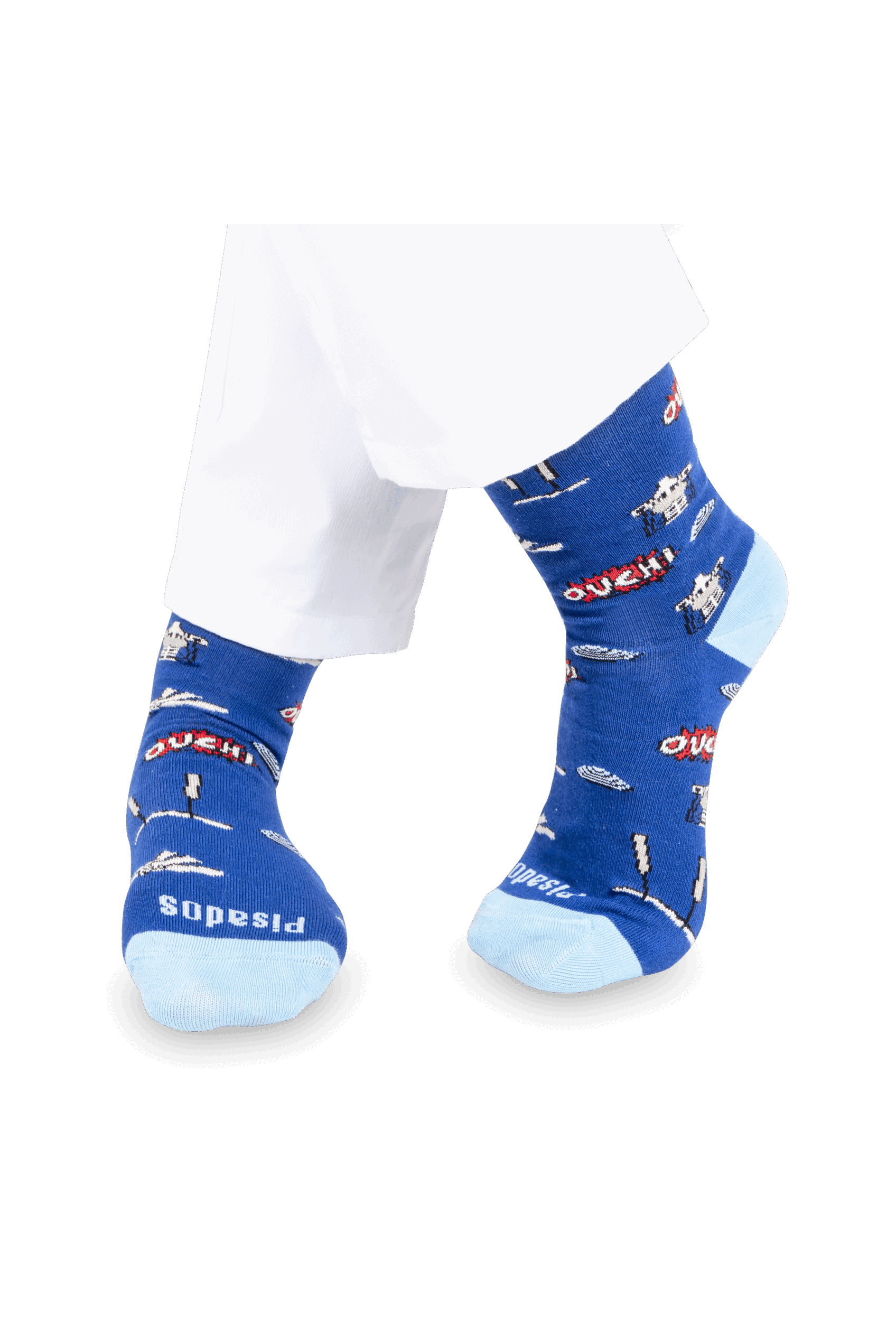 Enfermania Ropa chaussettes mi-mollet Fisio coton 36-40