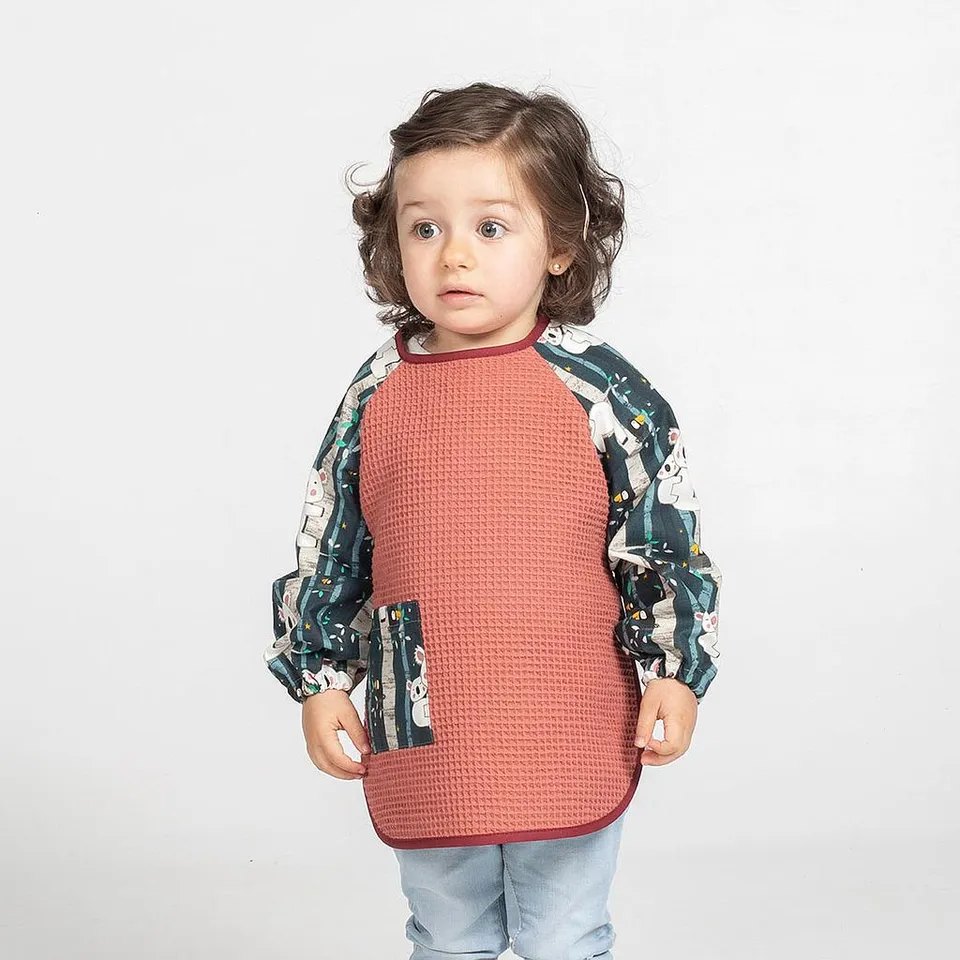 GARY'S Koala Tablier Enfant coton gris perle