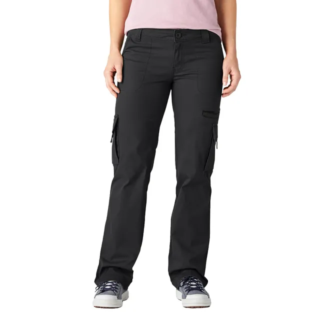 Dickies pantalon cargo sergé femme noir rincé taille 38
