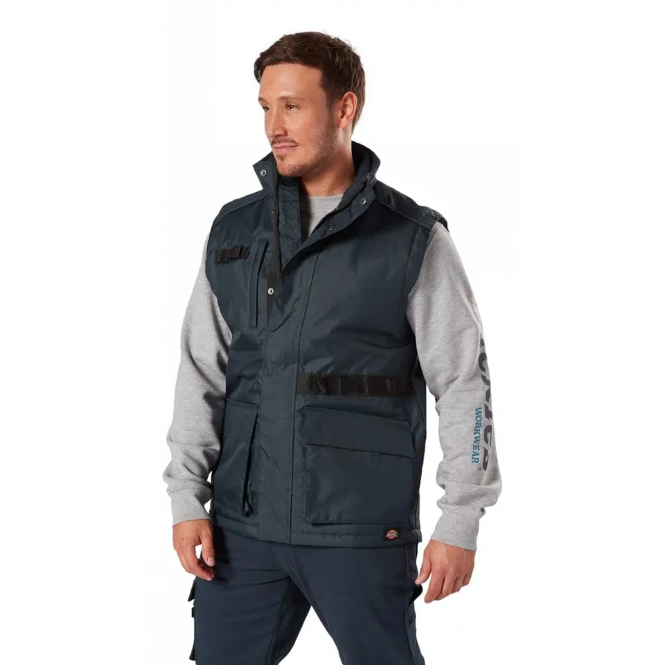 Dickies Utility Bodywarmer gilet imperméable marine L