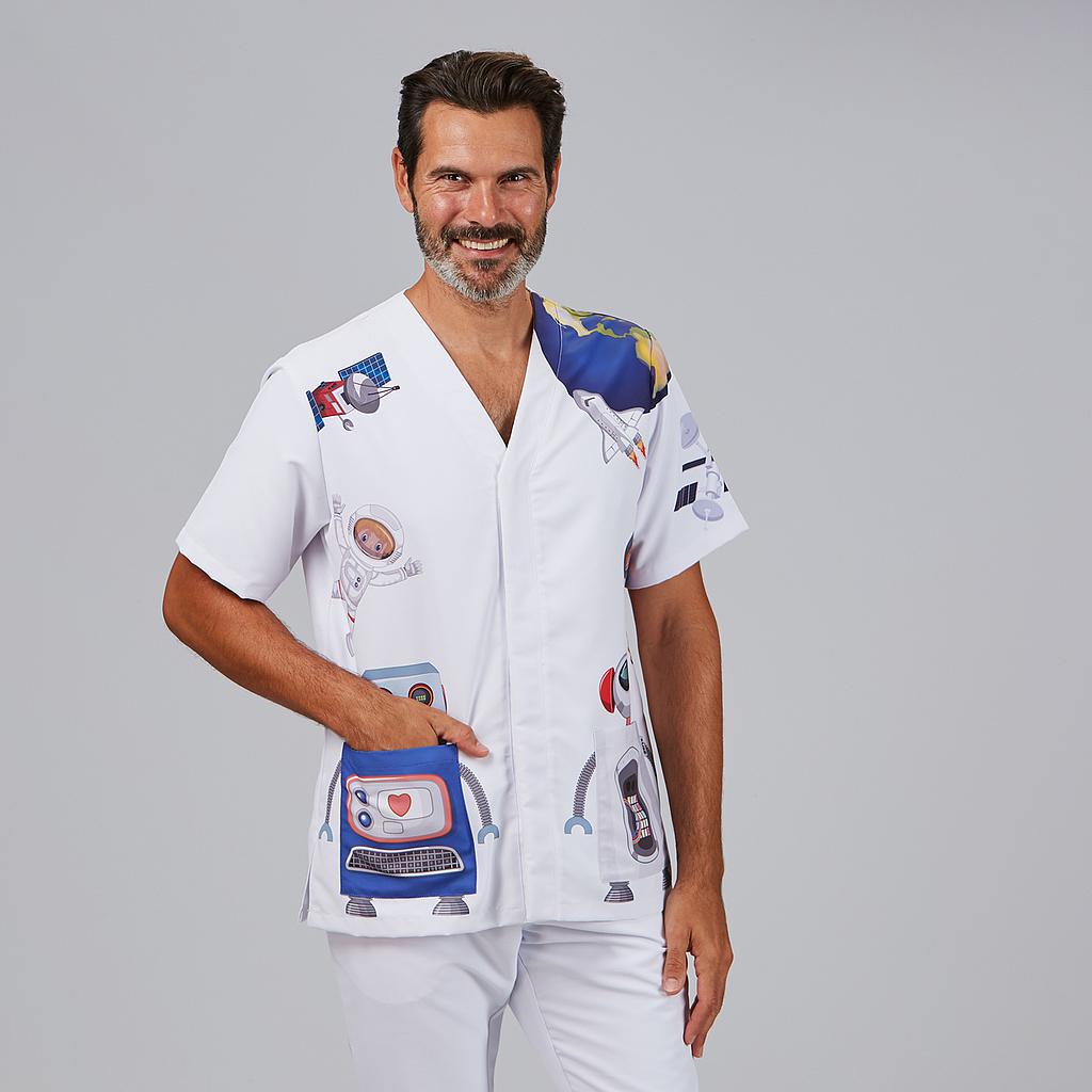 GARY'S Amaia blouse médicale microfibre col V imprimé Niños
