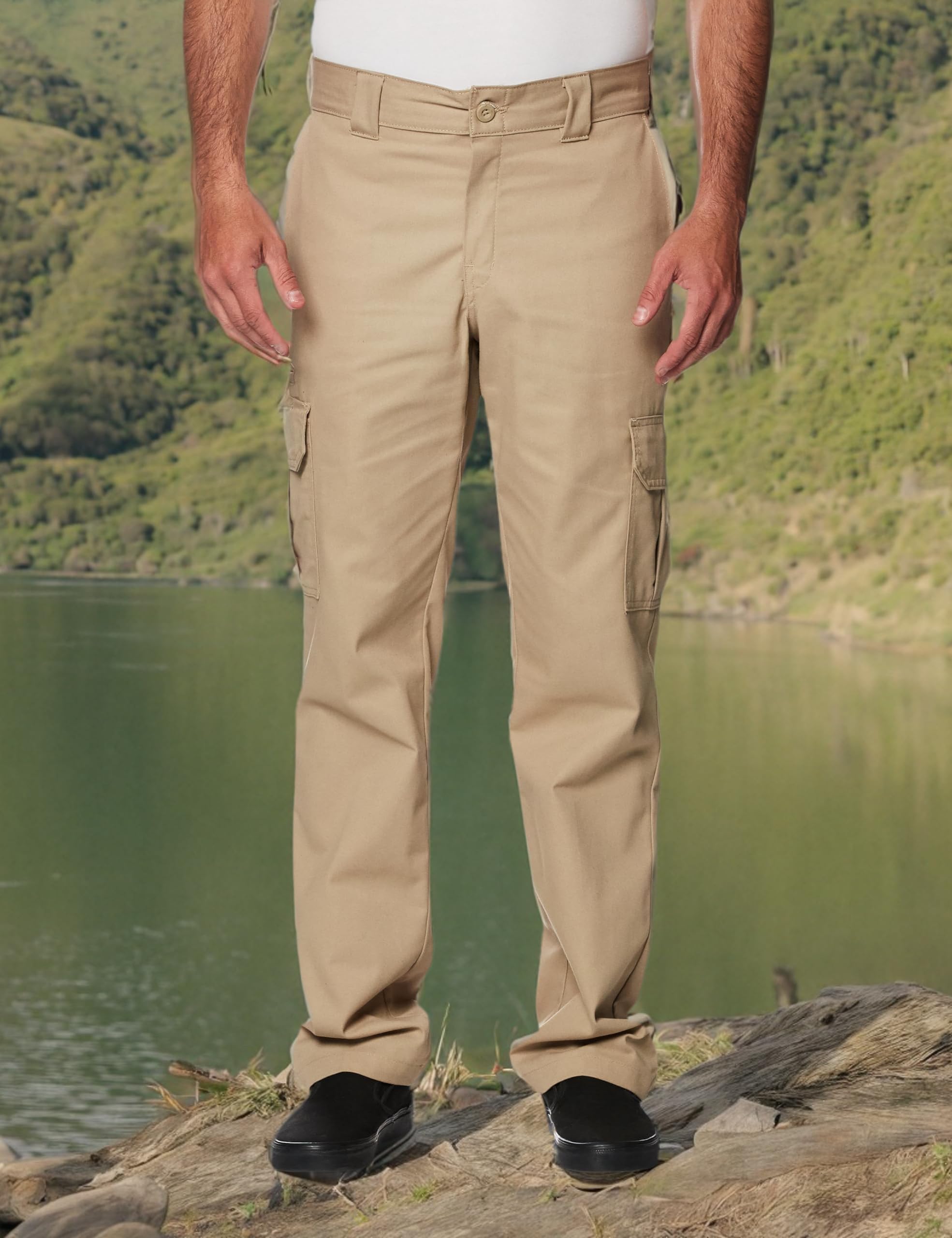 Dickies Cargo Stretch pantalon travail noir 38W 30L