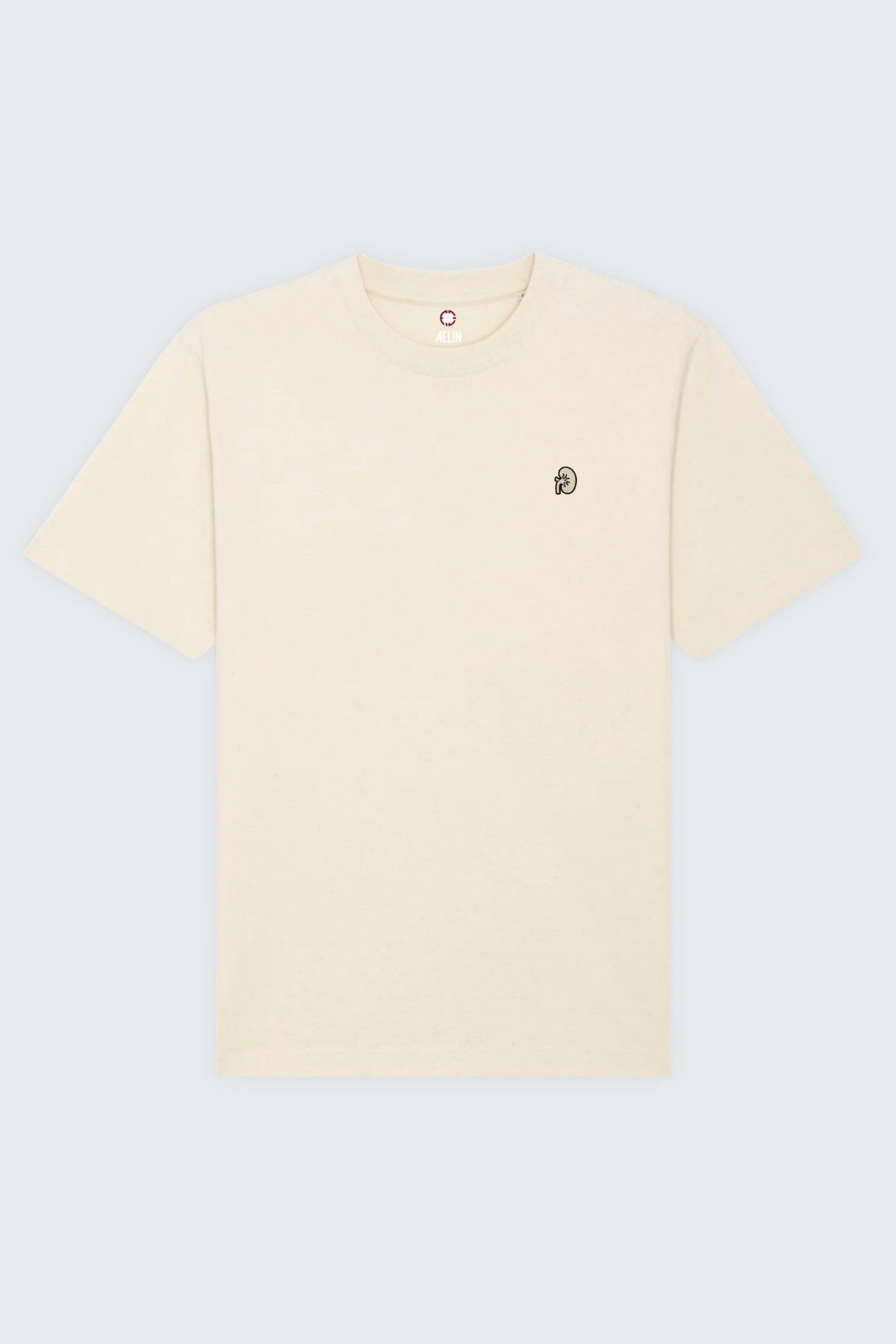 Aelin Slimfit NEW T-shirt néphrologie Noir - Tee-shirt coton unisexe