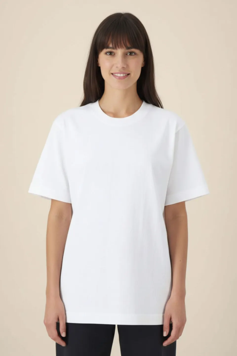 Aelin Slimfit NEW T-shirt heavy coton unisexe Noir motif