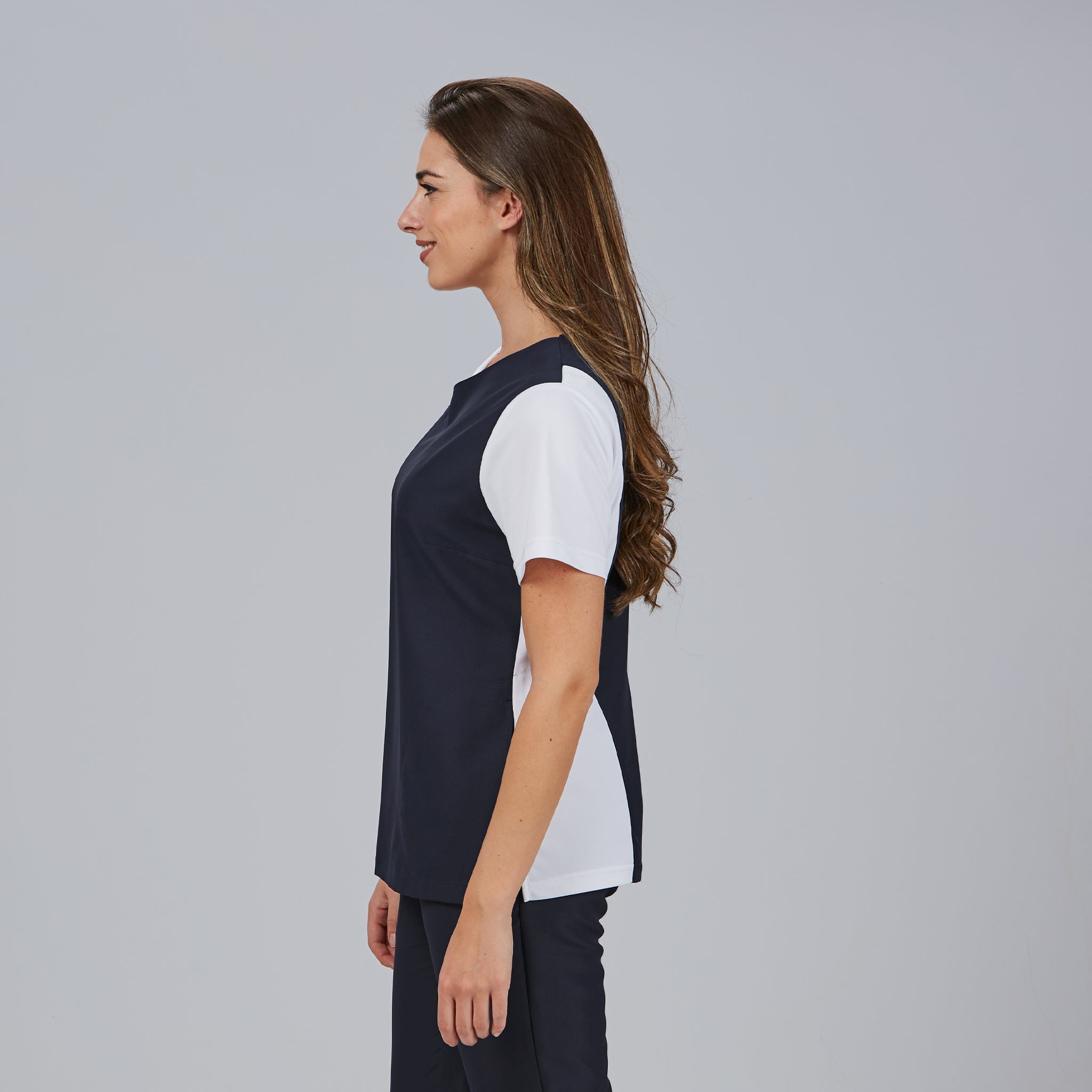 GARY'S Carlota blouse femme manches courtes microfibre noire