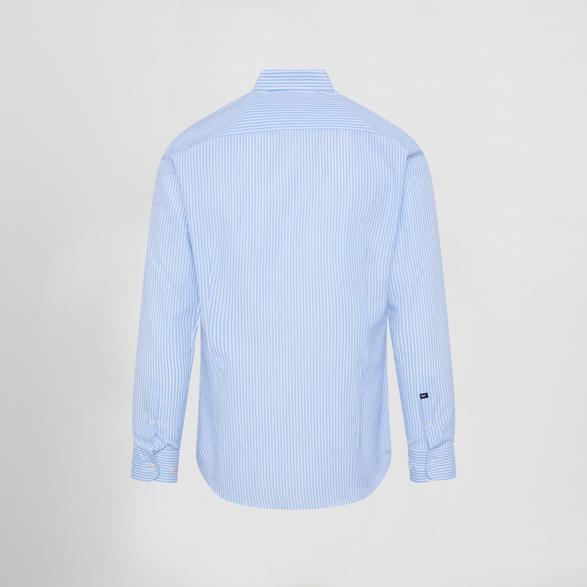 GARY'S Lorenzo chemise homme slim rayée bleu céleste
