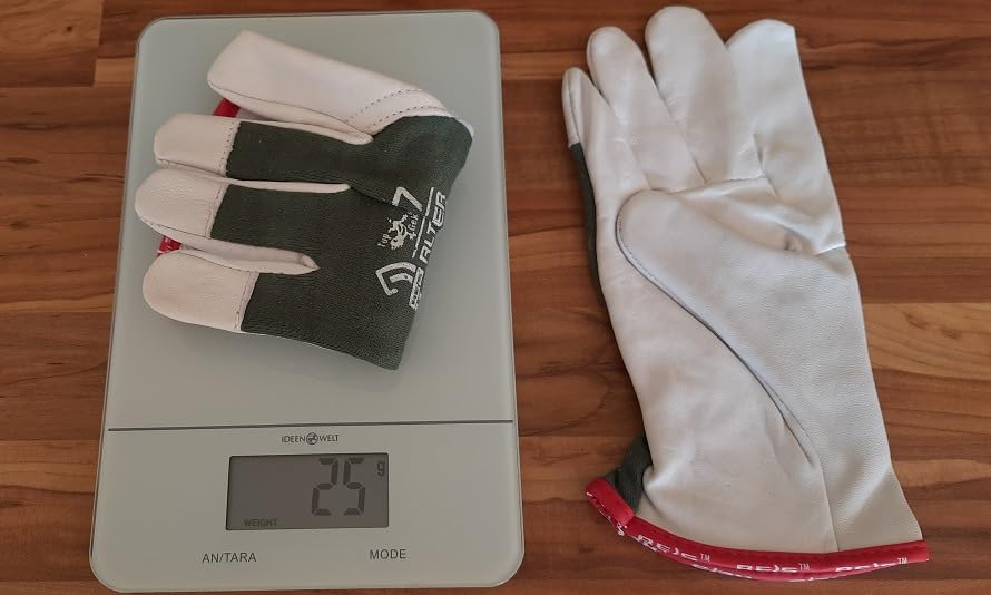 Reis Topgekon 7 gants de protection cuir vert taille 7