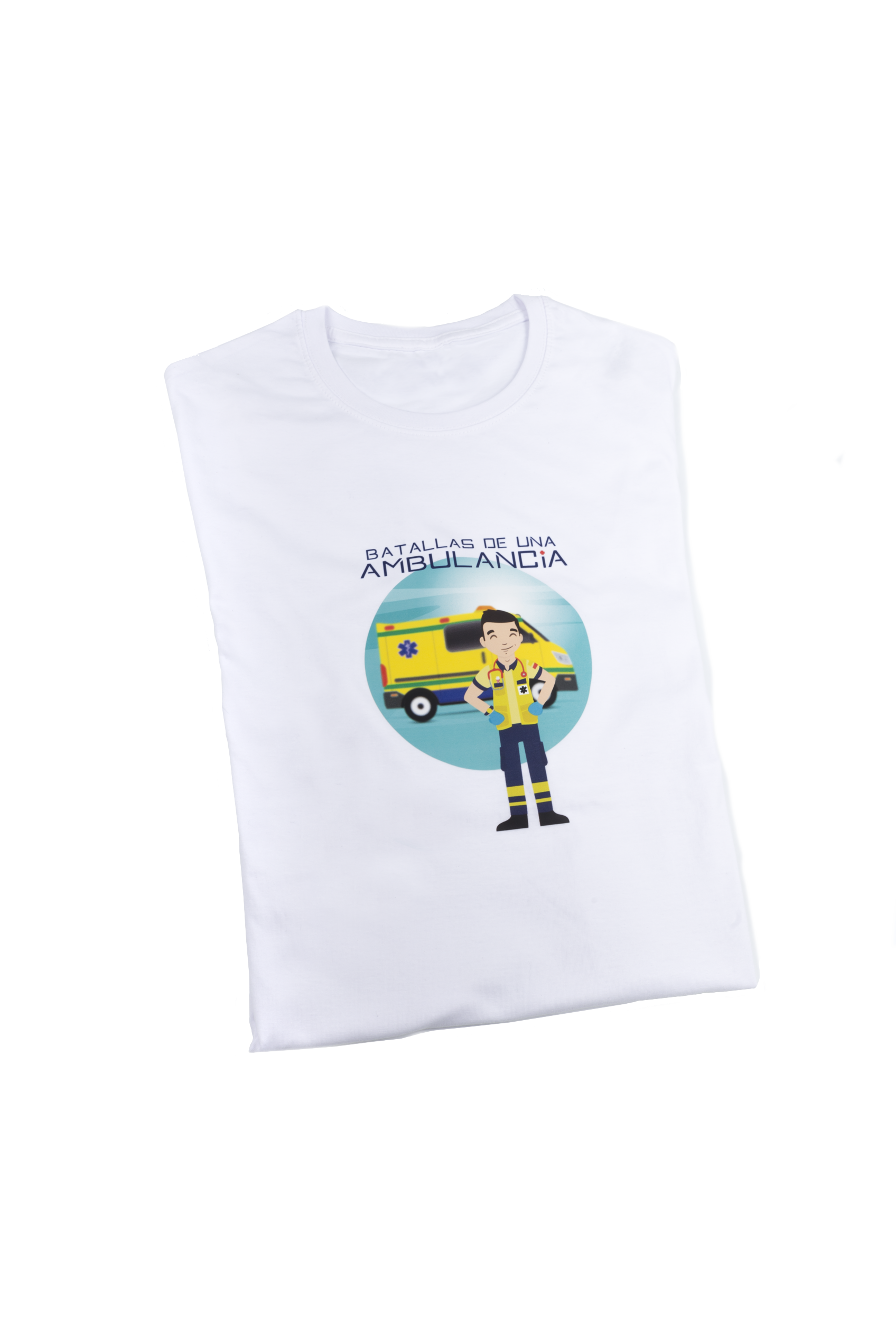 Enfermania Batallas Ambulancia t-shirt blanc homme taille S-2XL
