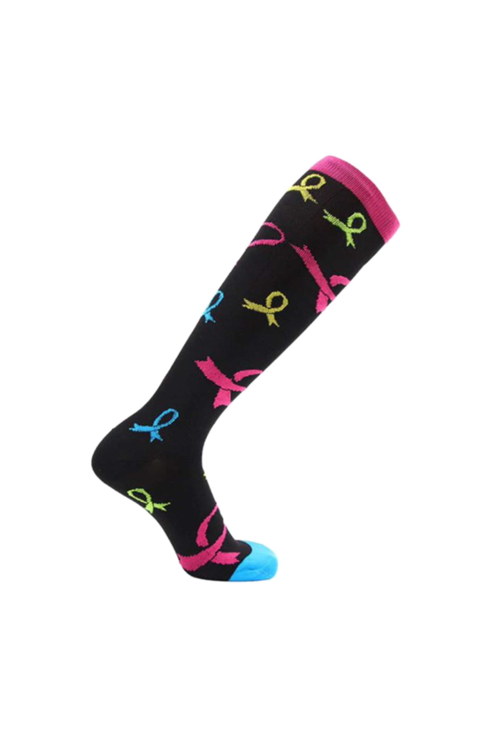 Enfermania Ropa chaussettes de compression noir nœuds taille S/M