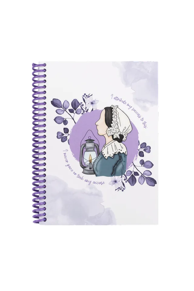 Enfermania Nightingale carnet A6 infirmière 50 pages