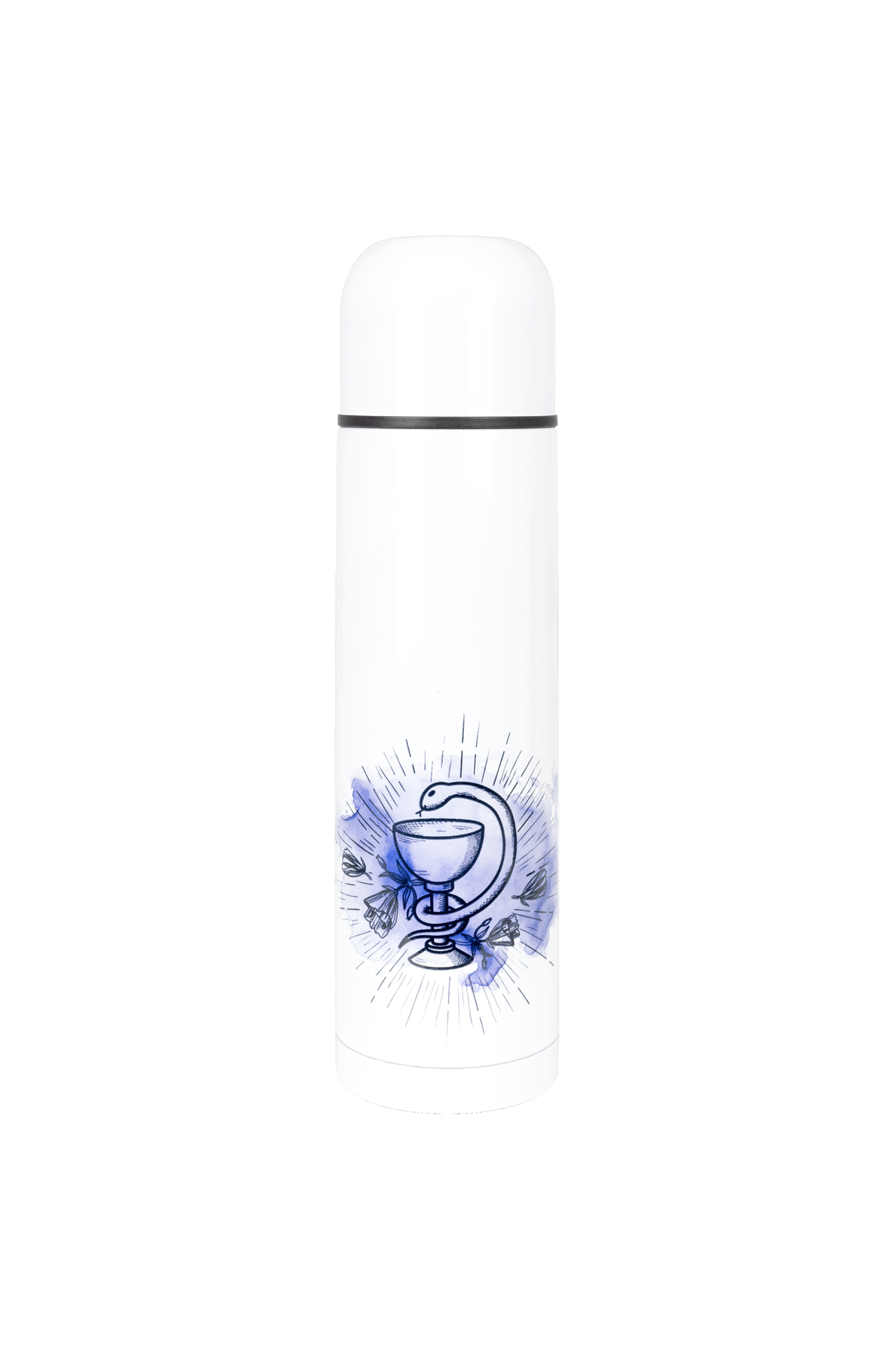 Enfermania Regalos thermos pharmacie caducée 500 ml inox