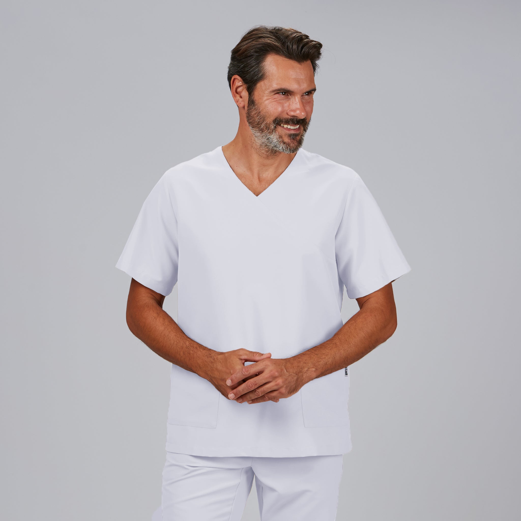 GARY'S Nerea blouse médicale unisexe noire col V