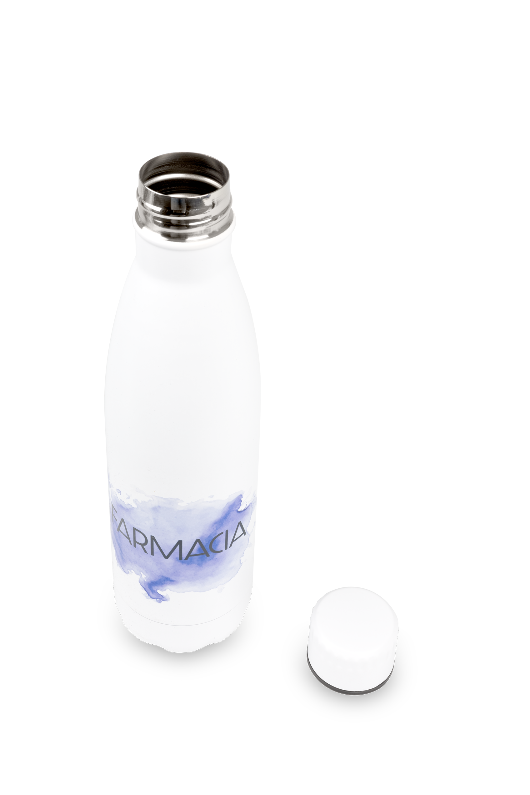 Enfermania Caduceo Farmacia gourde inox 700 ml personnalisable