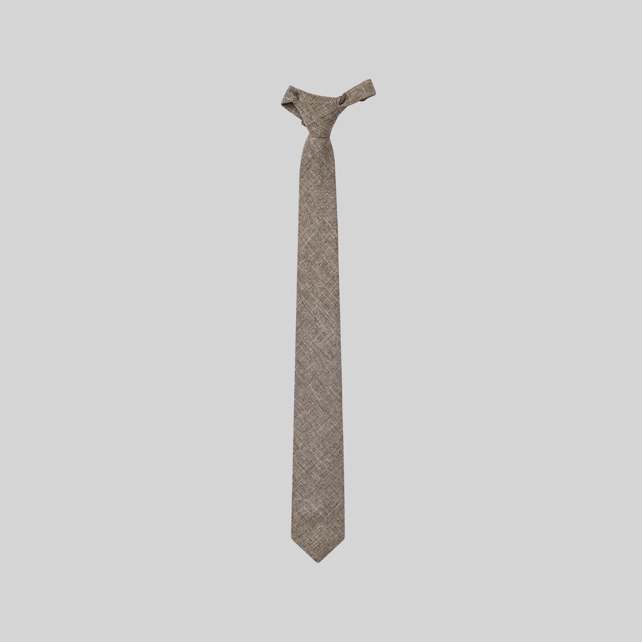 Gary's Add-Ons Tie With Knot Slim Hessian cravate beige toile