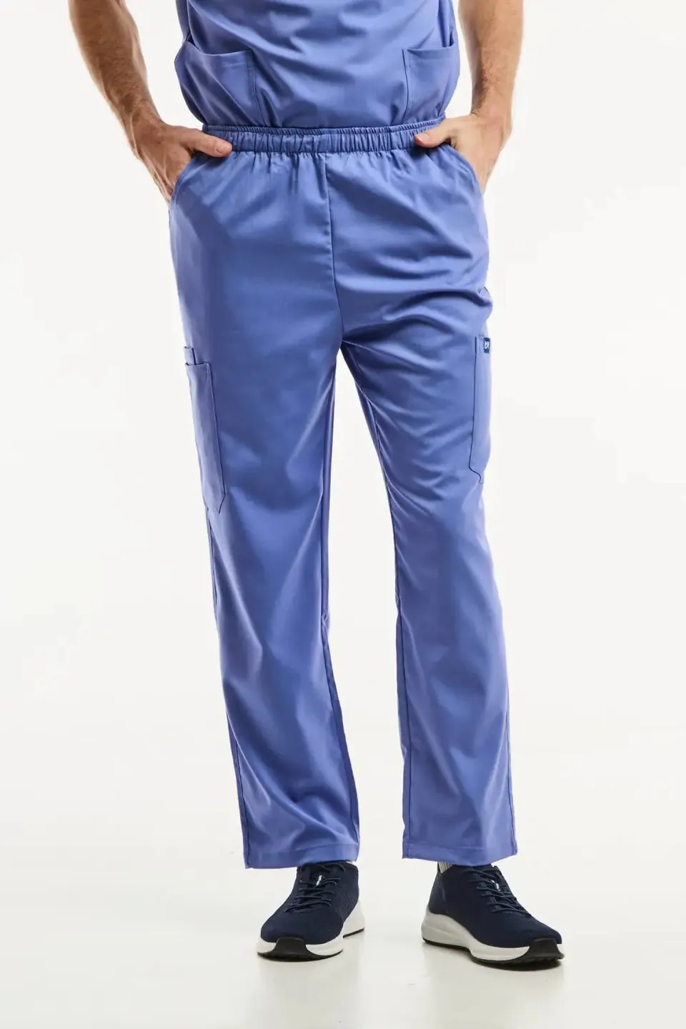 Aelin LUCA Pantalon Médical Homme Bleu Stretch