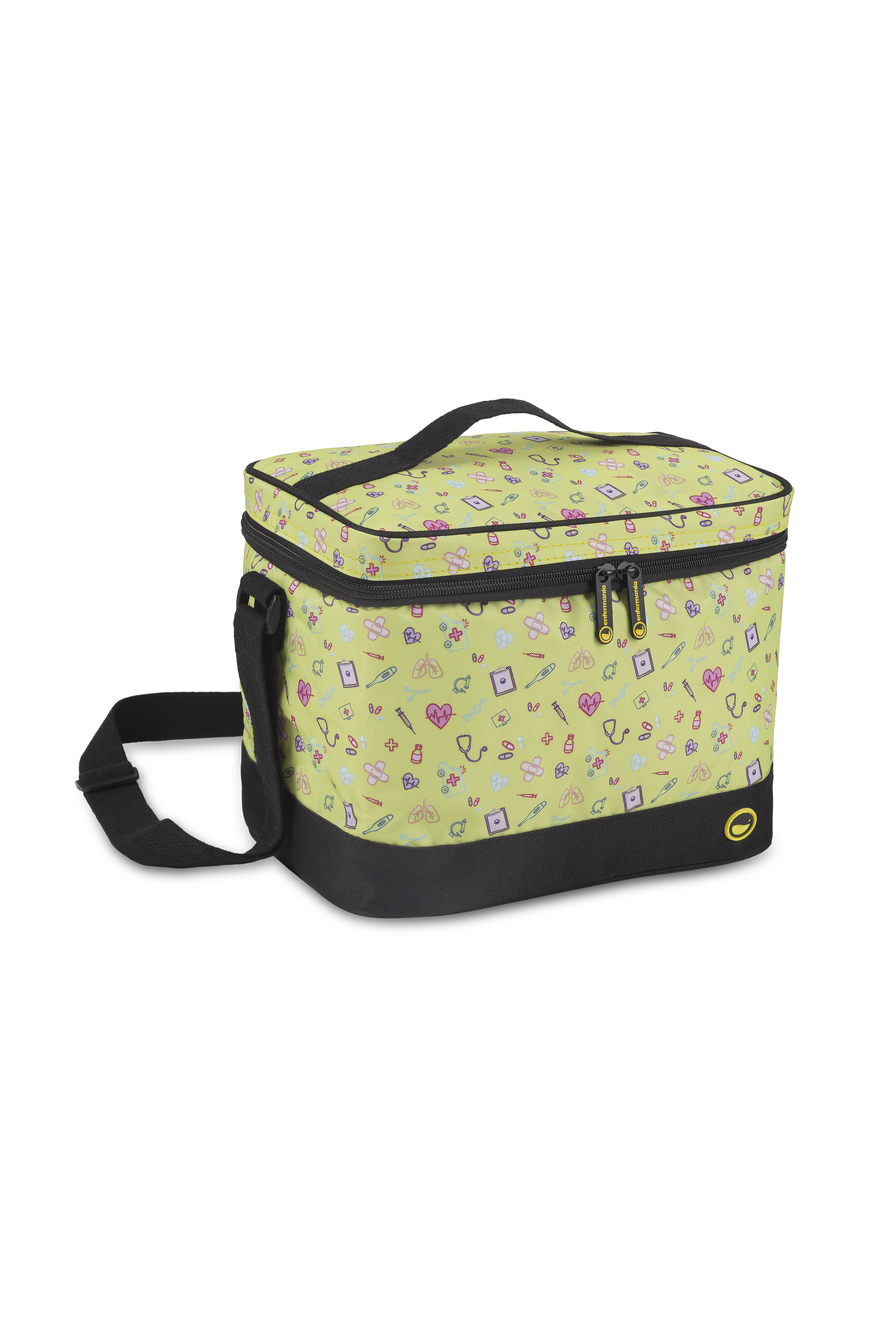 Enfermania Lemon sac isotherme repas 10,5 L noir jaune