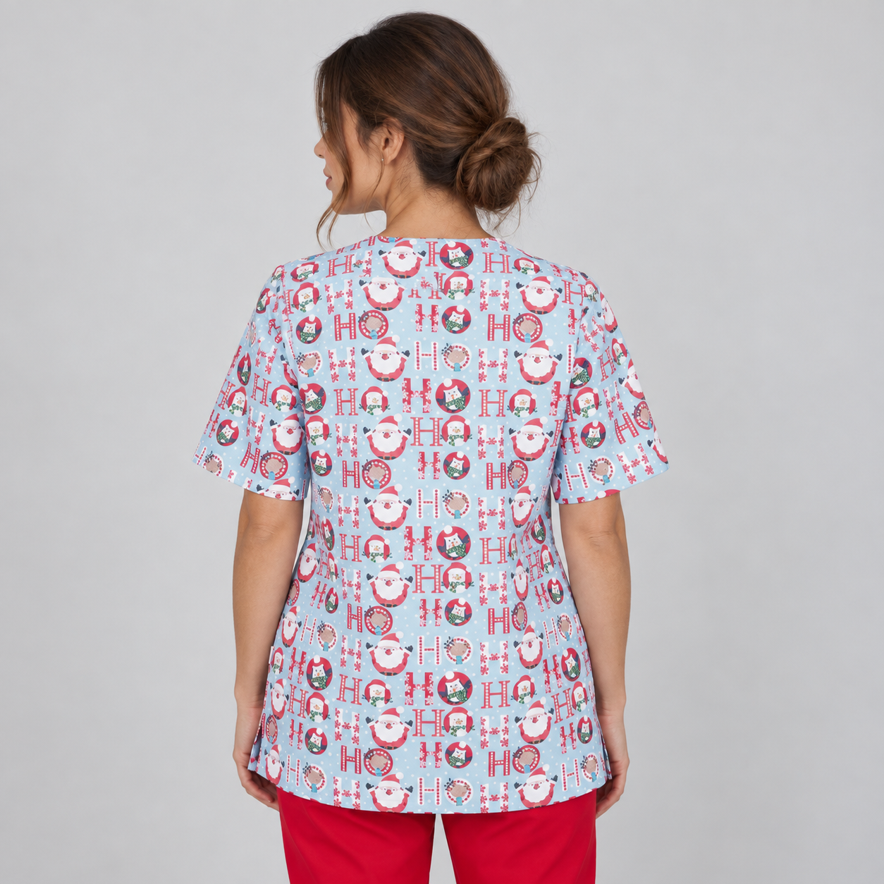 GARY'S Santas blouse médicale unisexe Noël microfibre