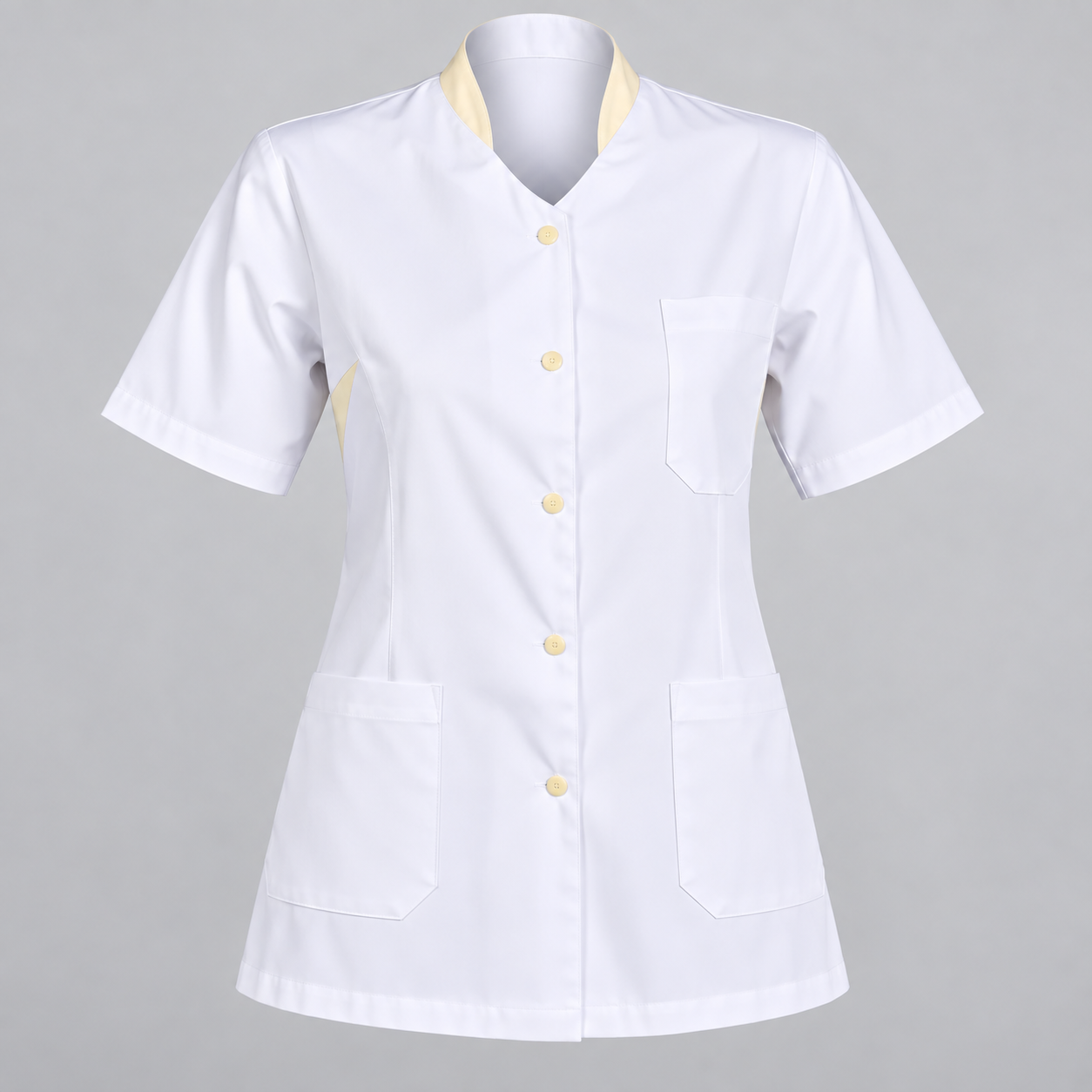 GARY'S Milan blouse de travail femme piqué rose tailles larges