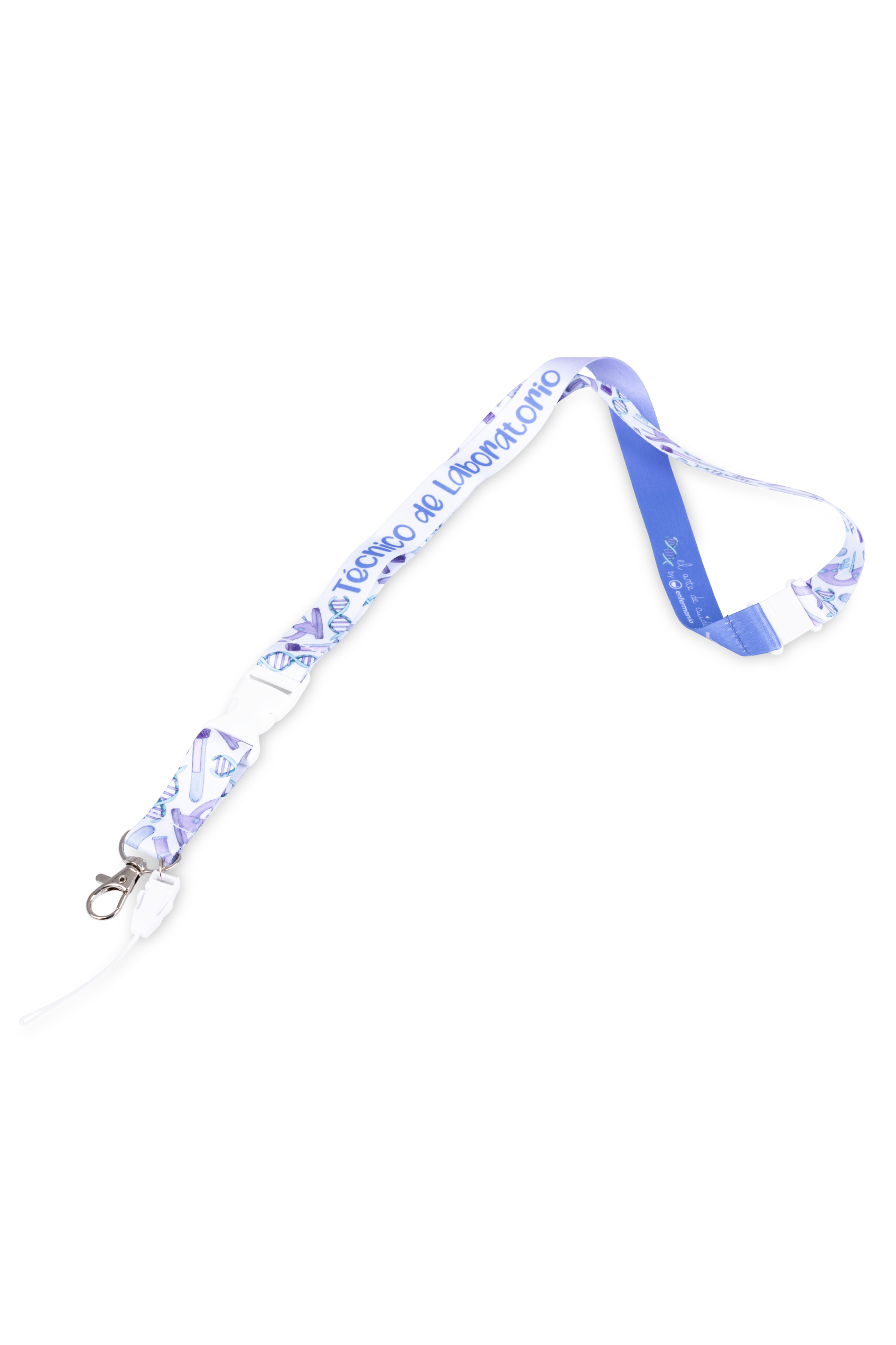Enfermania Accesorios lanyard technicien laboratoire 57 cm