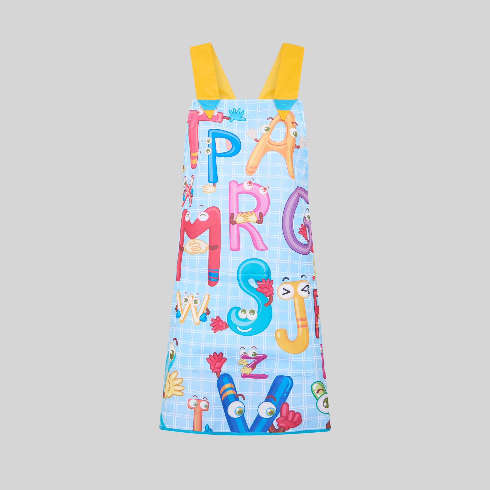 GARY'S Abecedario chasuble maîtresse turquoise alphabet unique