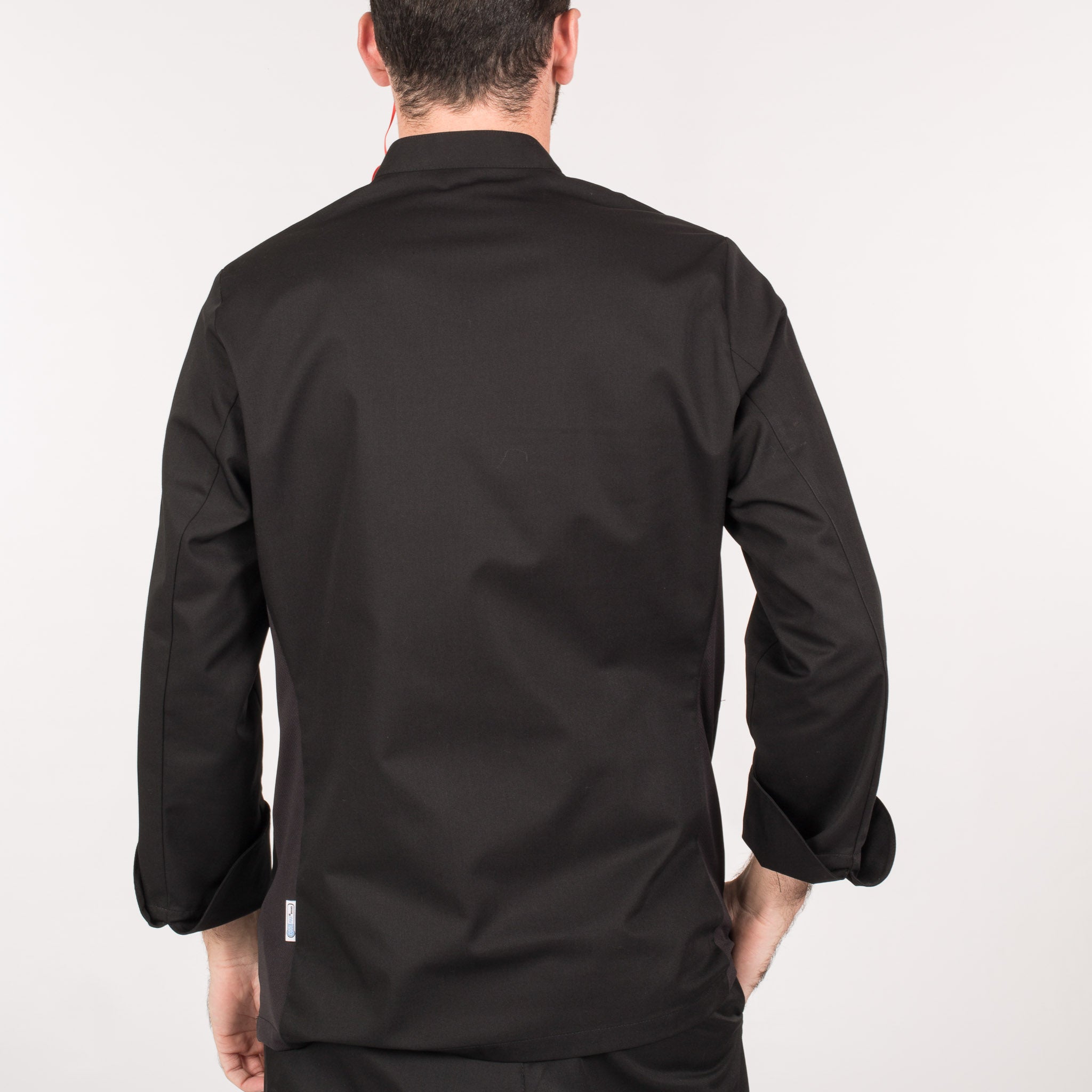 Gary's Chef Jackets Fobos veste cuisinier noir zip