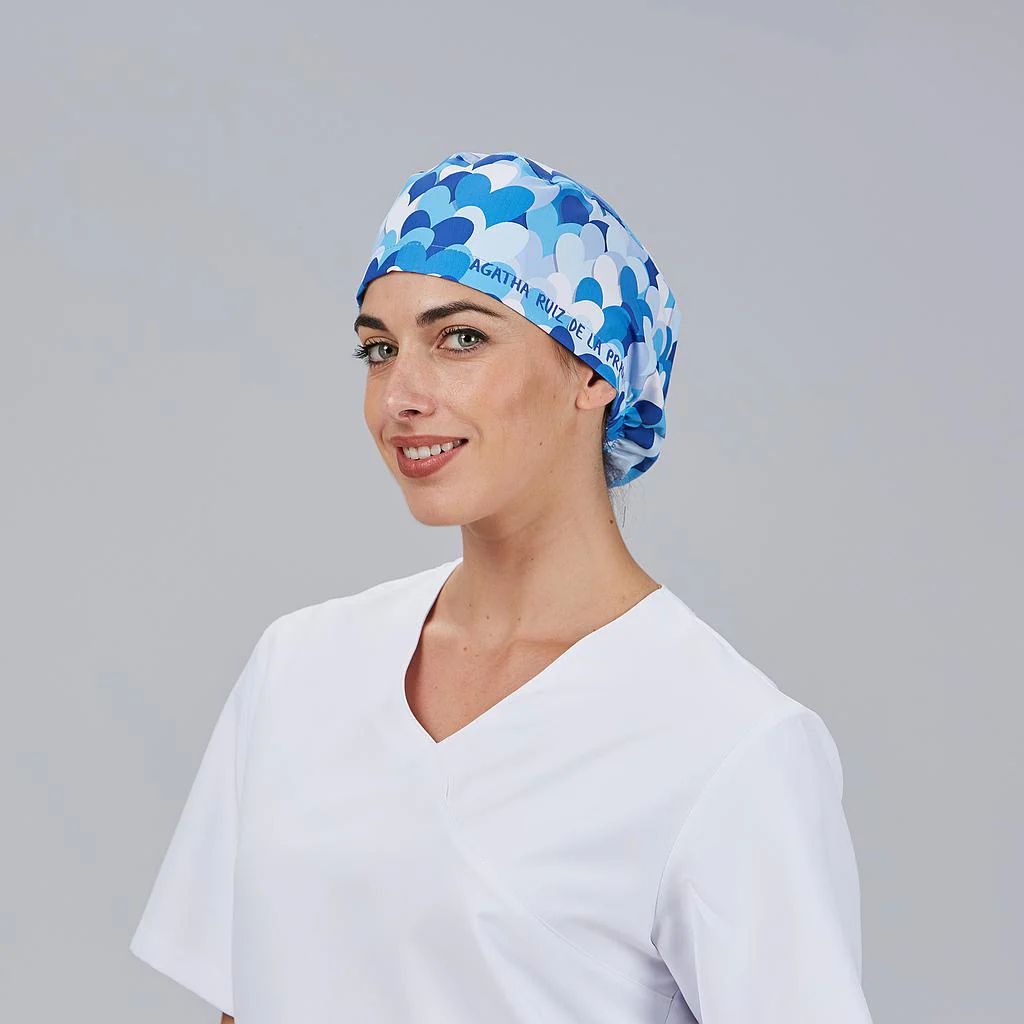 GARY'S Agatha calot chirurgien cuore bleu microfibre UD