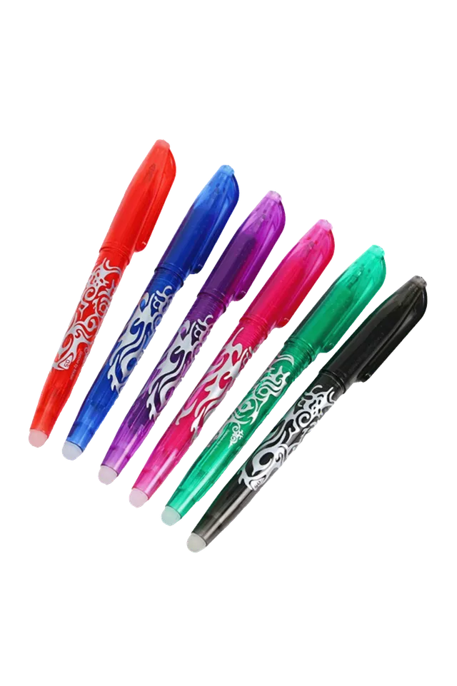 Enfermania Papeterie stylo gel effaçable 0,5 mm bleu