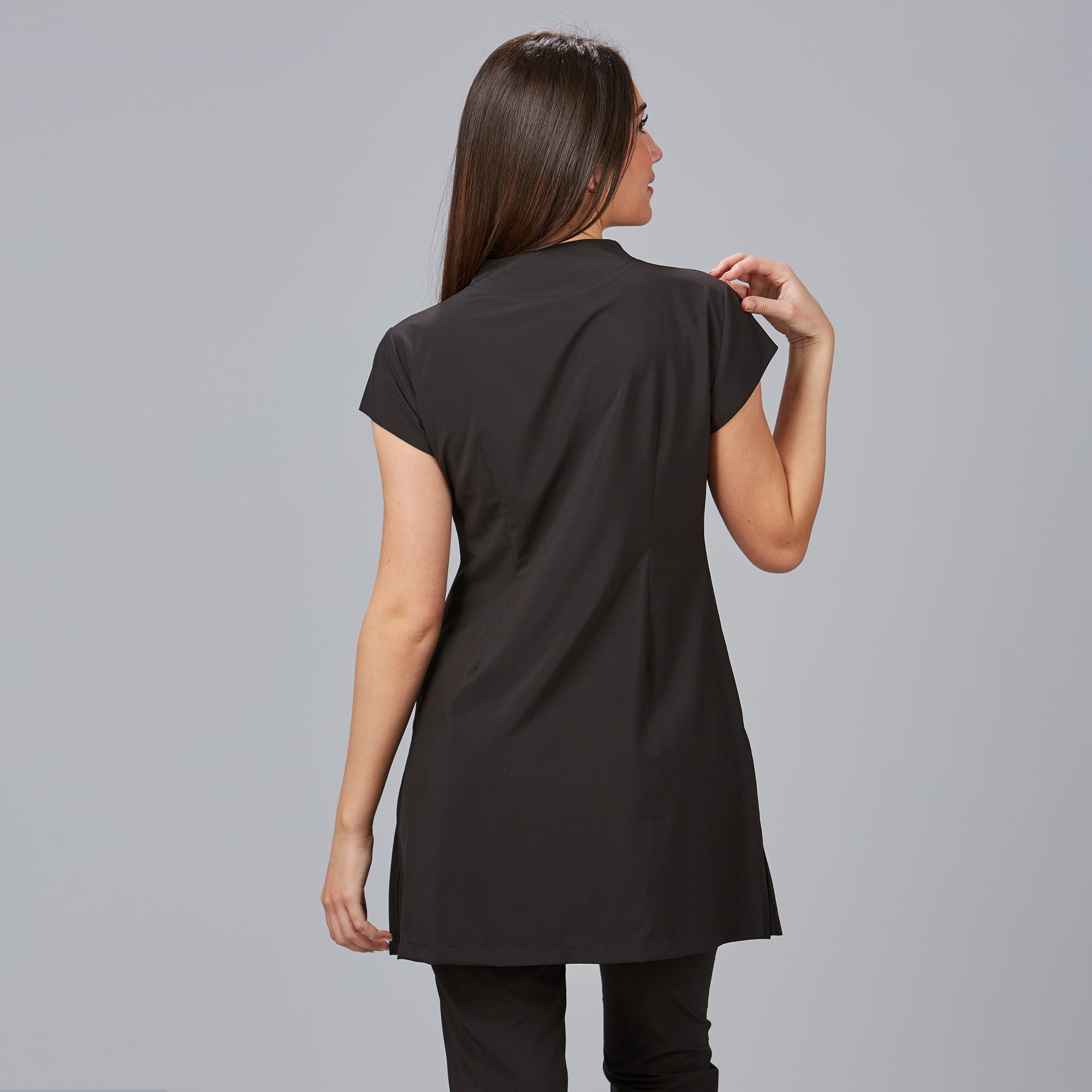 Gary's Madeira blouse femme noire manches courtes XS-XXL