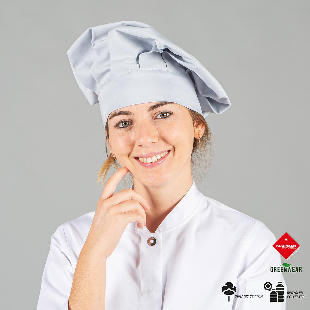 Gary's Classic Chef toque cuisinier gris perla taille unique