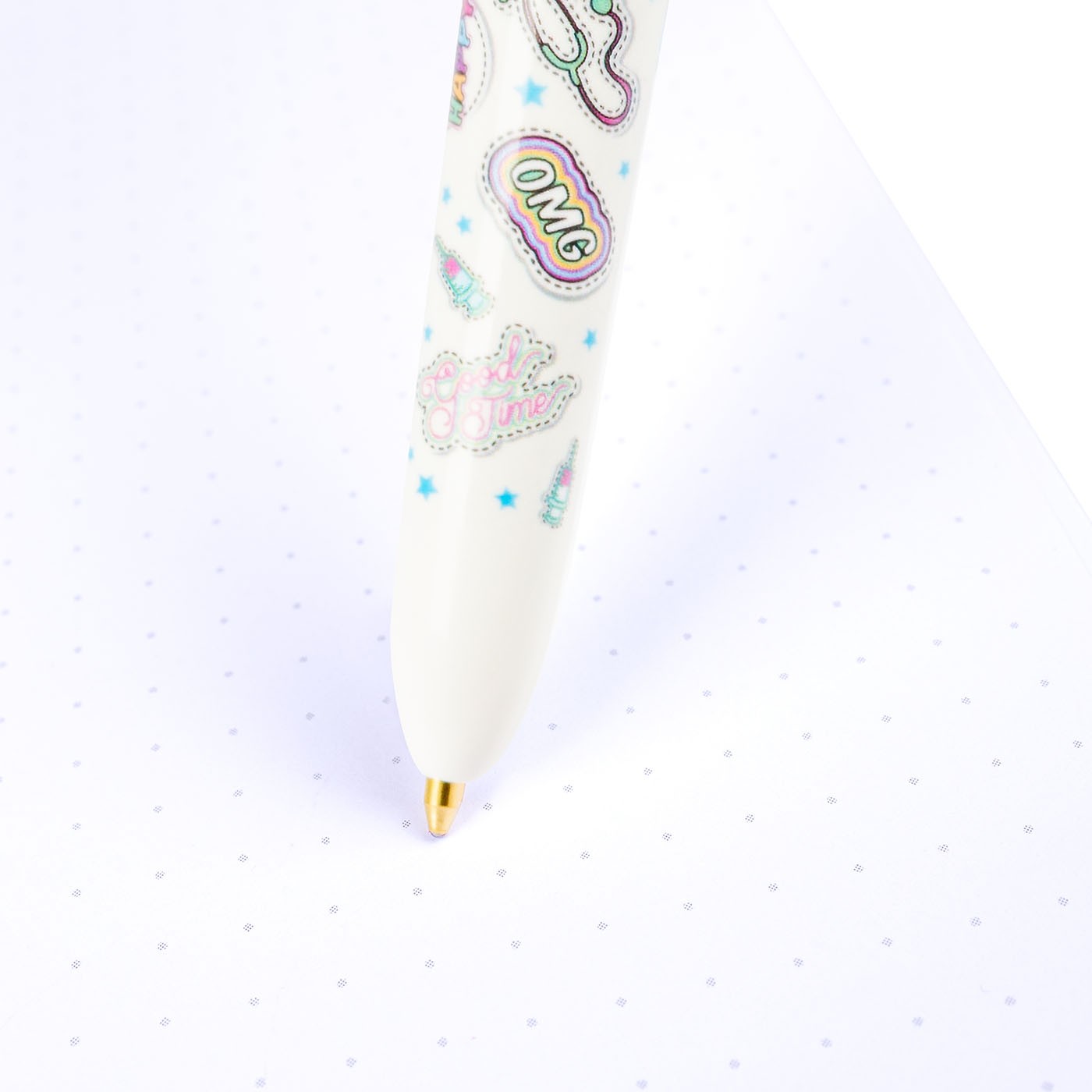 Enfermania Stickers stylo BIC 4 couleurs + anneau blouse