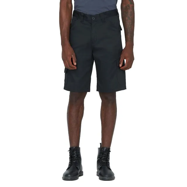 Dickies Shorts Short de Travail Noir 28W Poches Cargo