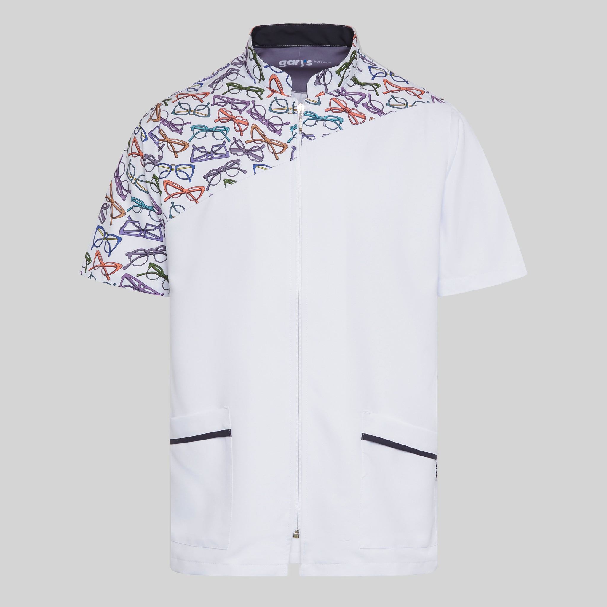 GARY'S Blouses Eloy blouse médicale homme blanche col mao