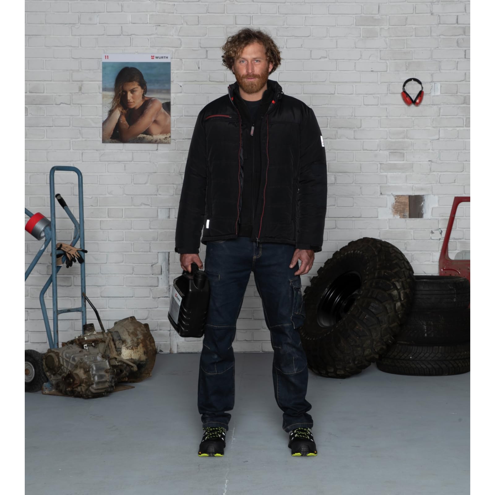 Würth MODYF Star Craft Blouson de travail noir matelassé