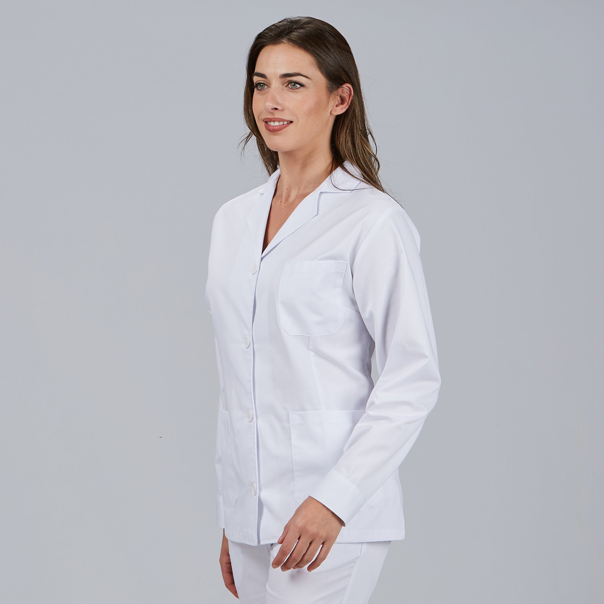 Gary's Scrub blouse femme blanche manches longues 71 cm