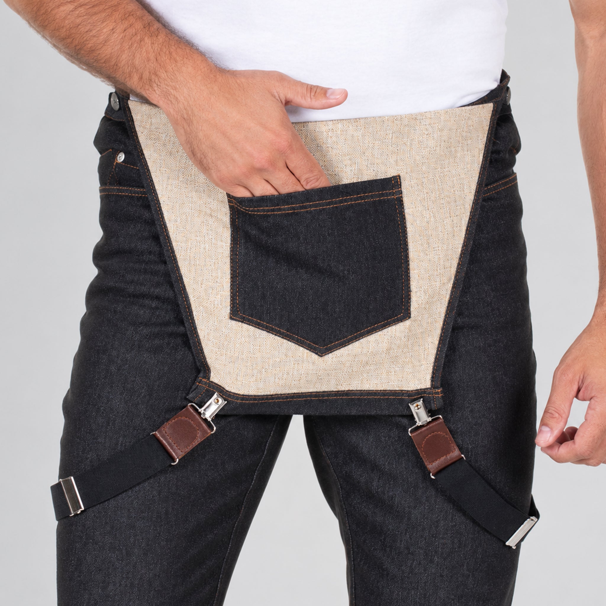 Gary's Denim salopette travail unisexe stretch