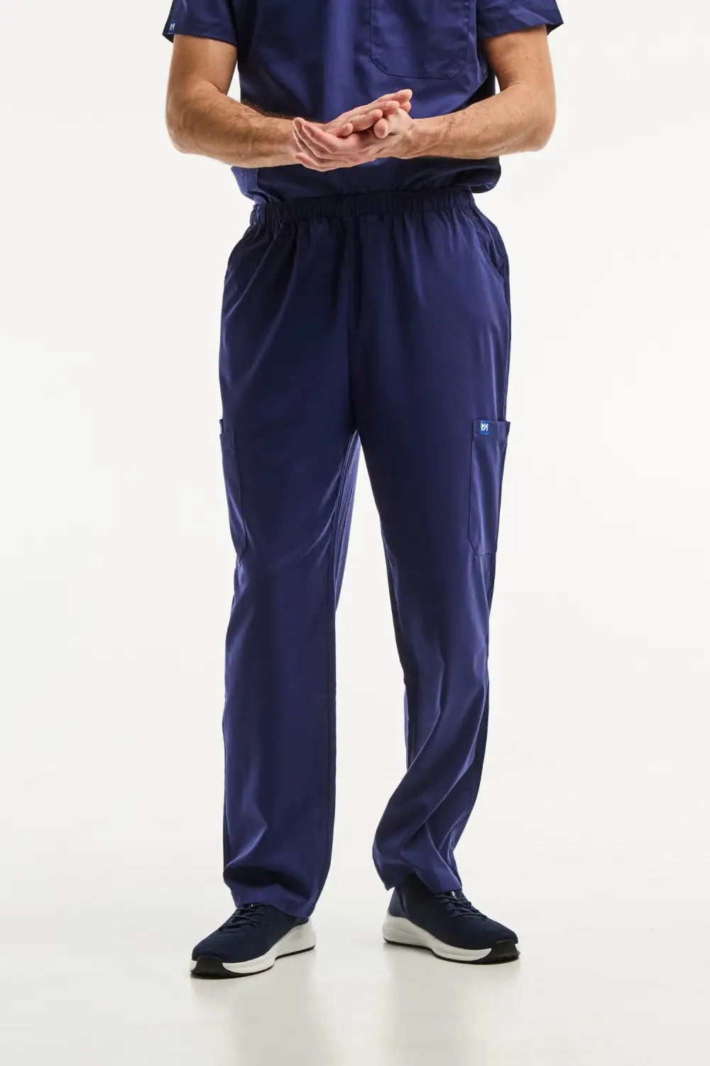 Aelin LUCA pantalon médical homme bleu marine stretch