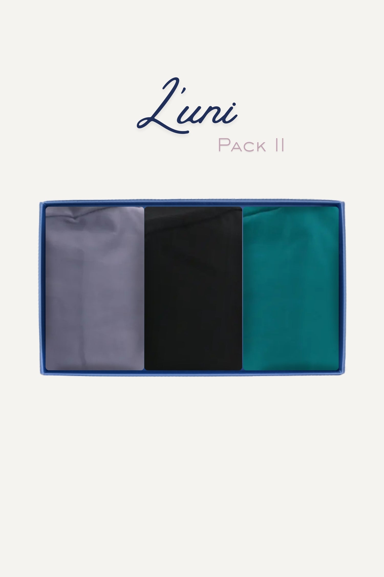 Aelin Paris pack 3 calots bloc unis L’uni II lavable