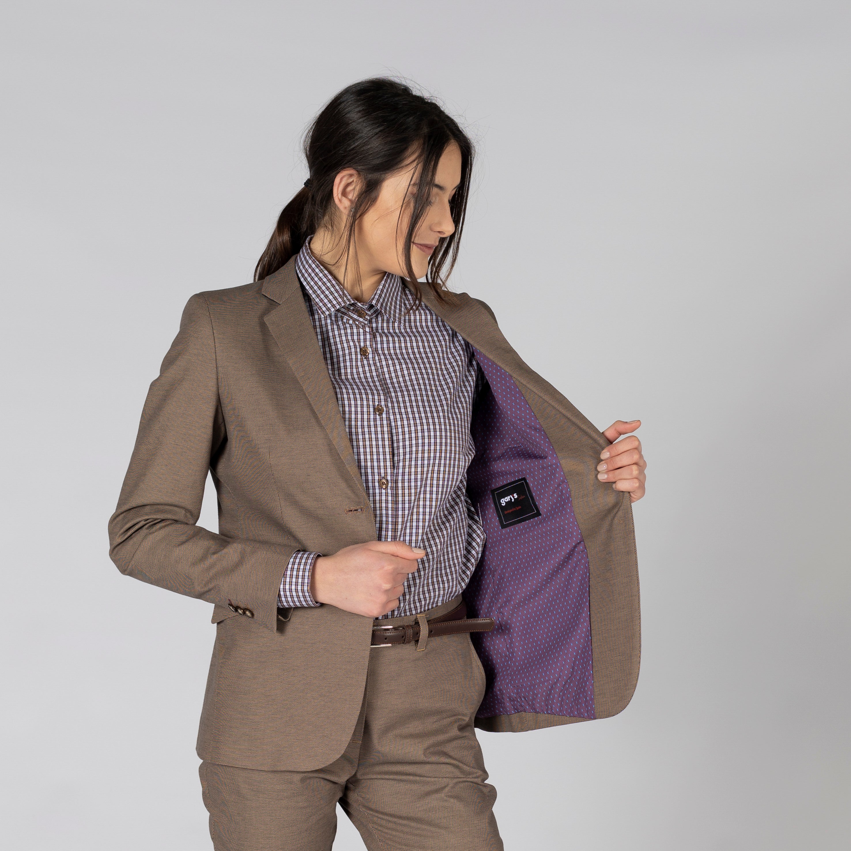 Gary's Jackets Meeting blazer femme 2 boutons 104 Marino