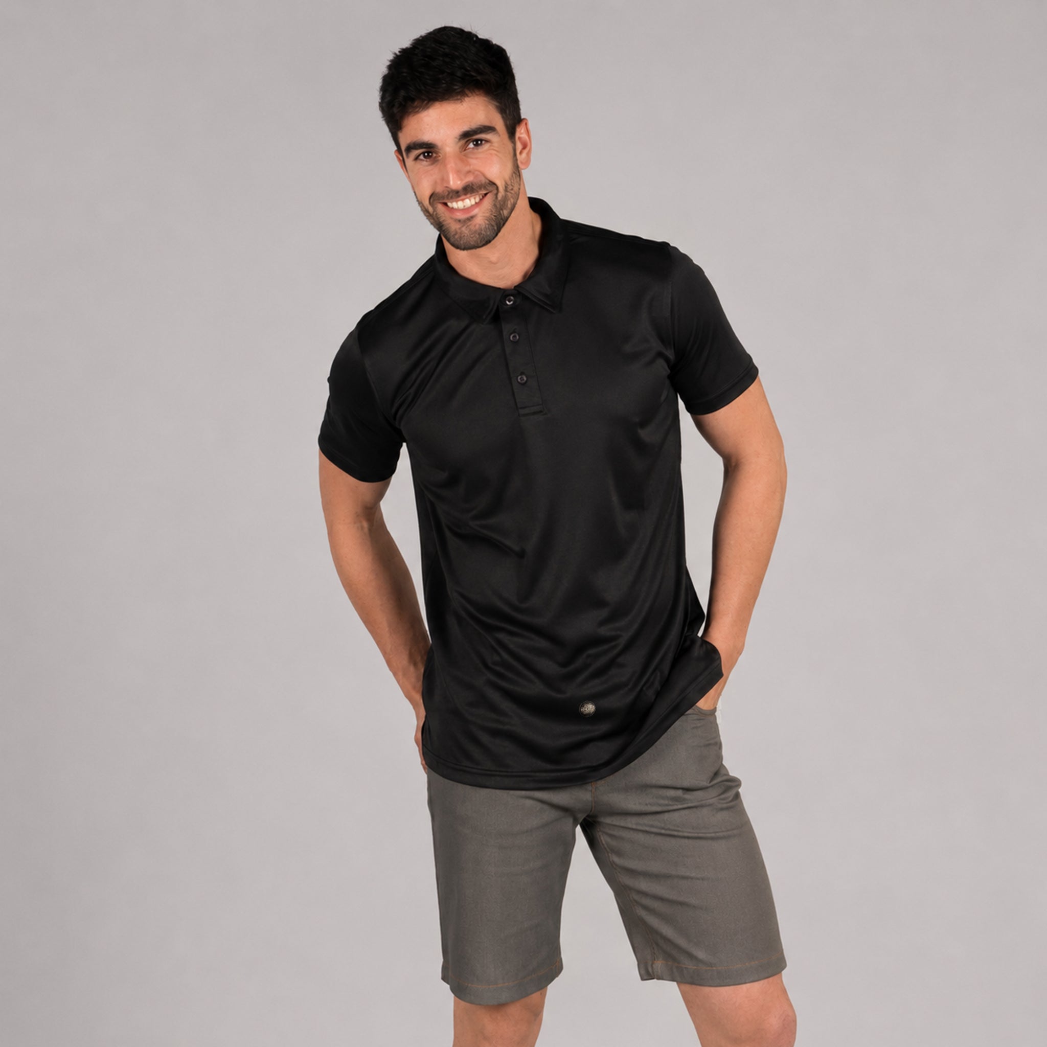 Gary's Pants Bermuda denim noir stretch homme