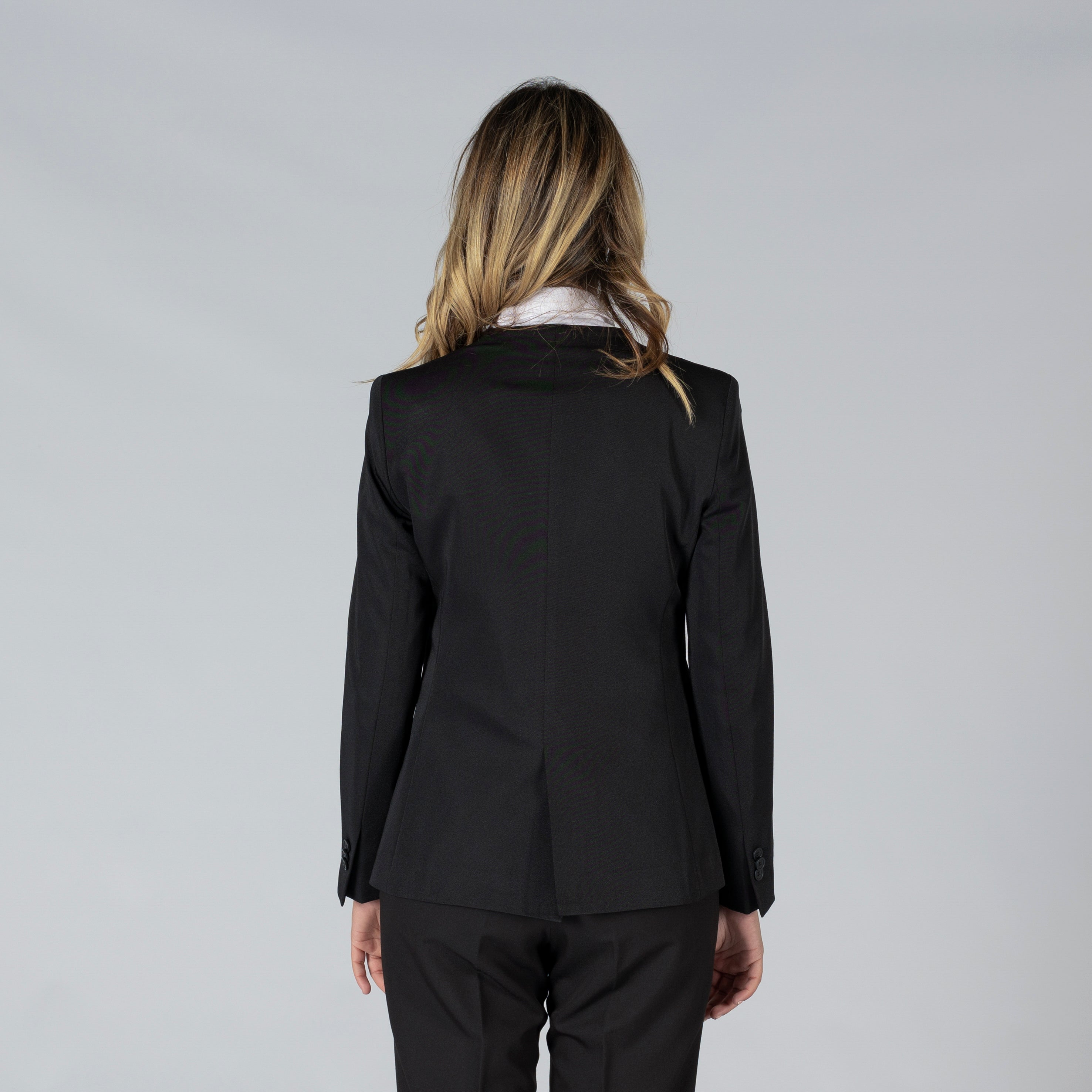 Gary's Trivial blazer femme noir zip col cheminée